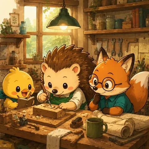 こつこつ職人型のイラスト