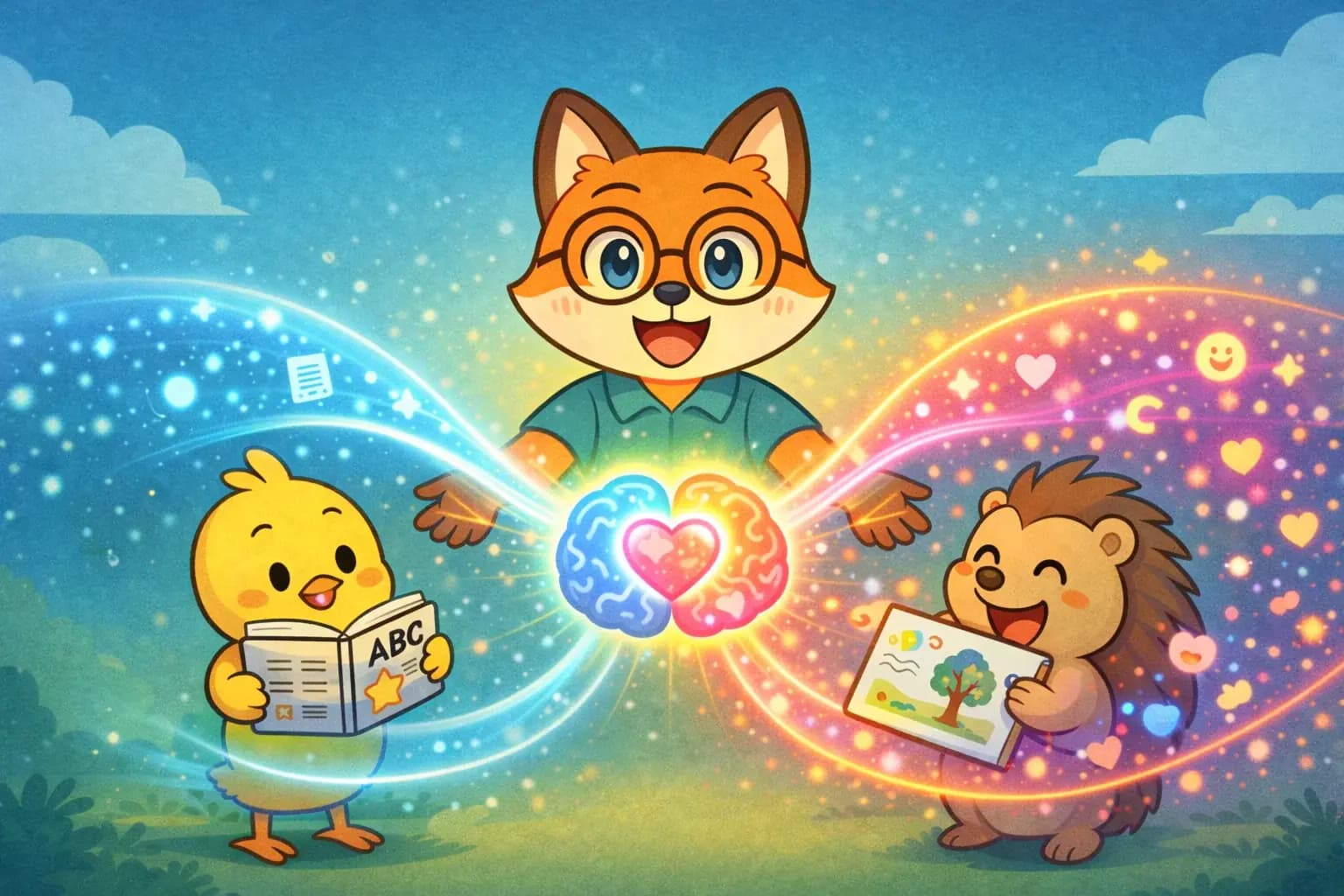 デュアルコーディング理論の図解：文字と画像の2つの経路で記憶が定着する仕組み